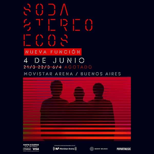 Flyer de Soda Stereo