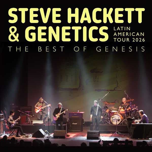 Flyer de Steve Hackett & Genetics
