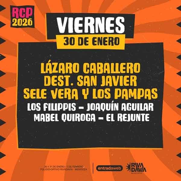 Flyer de Rivadavia Canta Al País