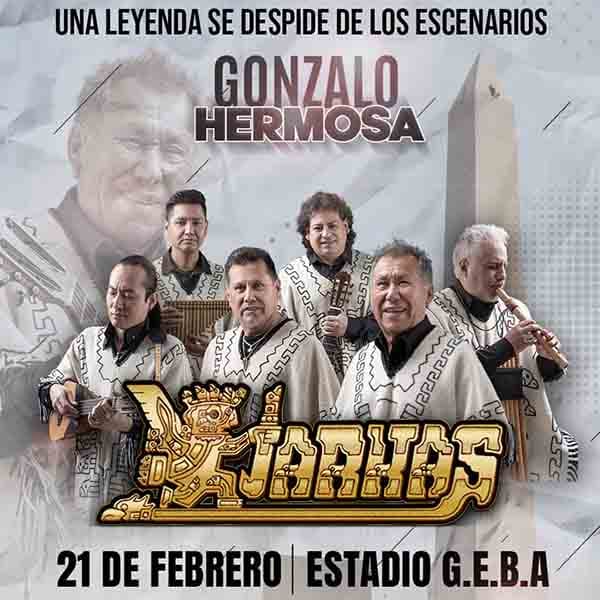 Flyer de Los Kjarkas