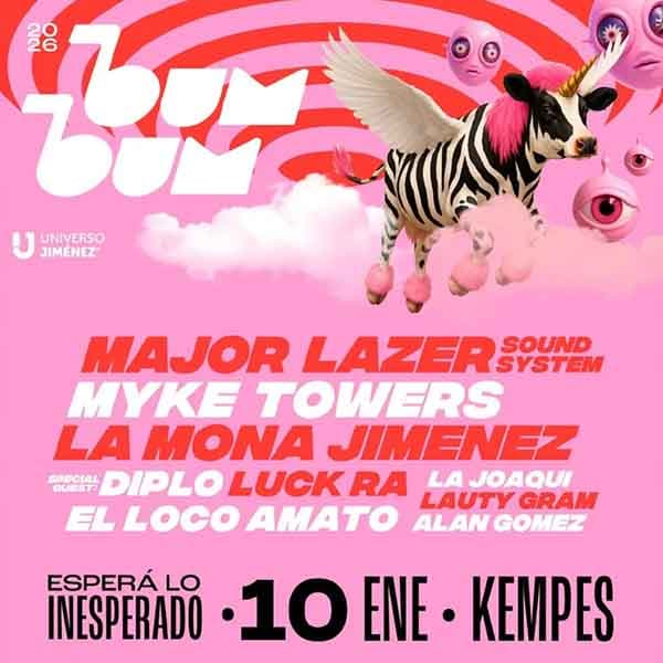 Flyer de Festival Bum Bum
