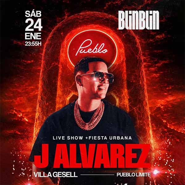 Flyer de J Álvarez