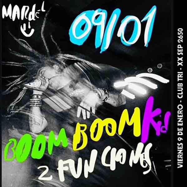 Flyer de boom boom kid