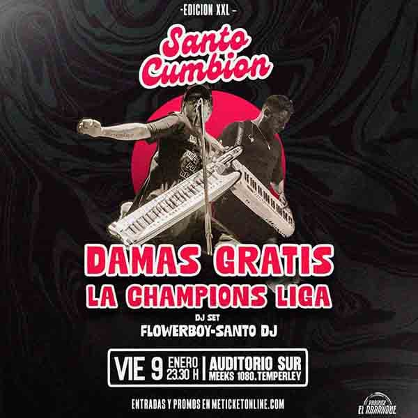 Flyer de Damas Gratis, La Champions Liga
