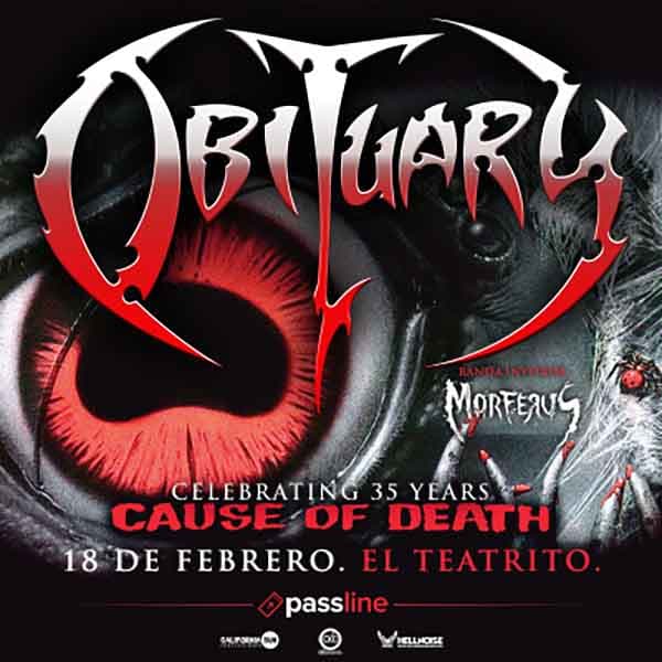 Flyer de Obituary