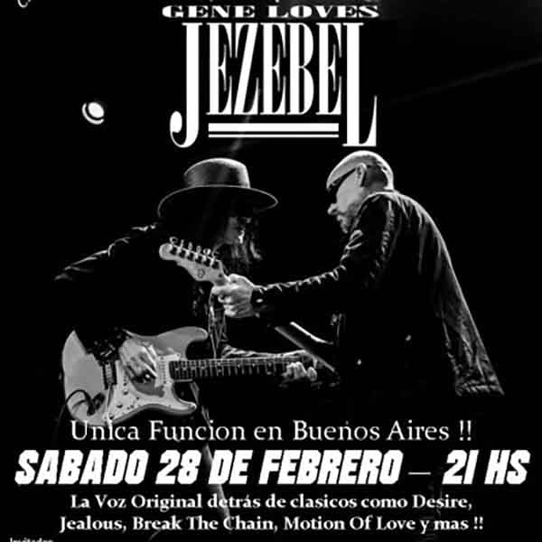 Flyer de Gene Loves Jezebel