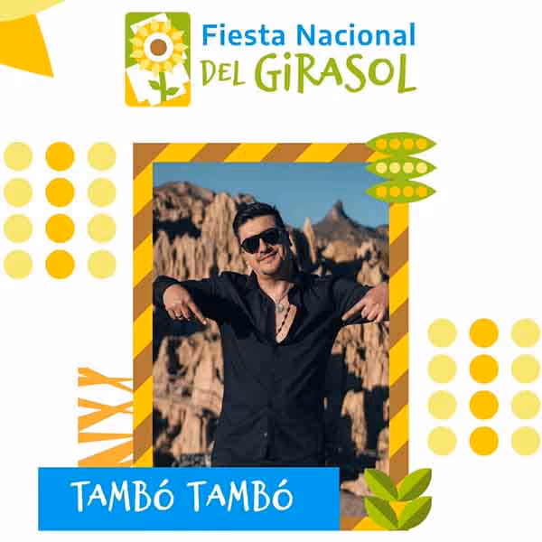 Flyer de Fiesta Nacional del Girasol