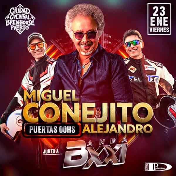 Flyer de Miguel Alejandro