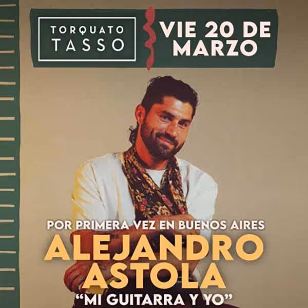 Flyer de Alejandro Astola
