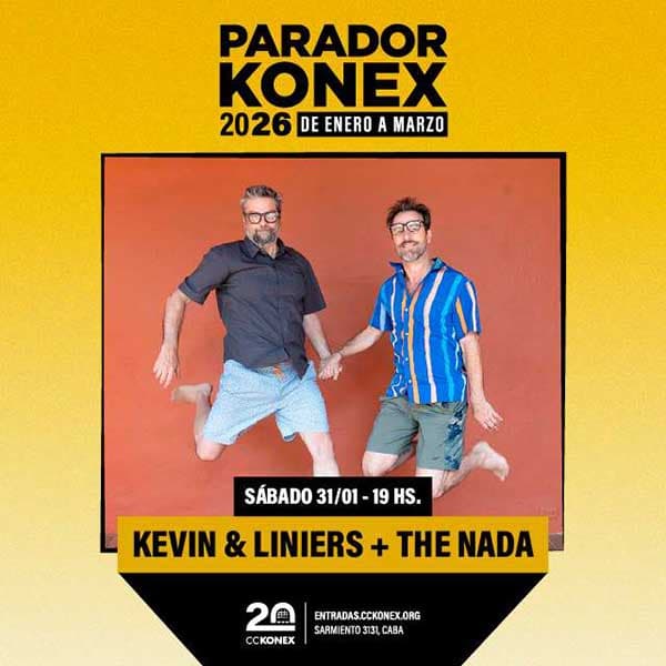 Flyer de Kevin Johansen, Liniers