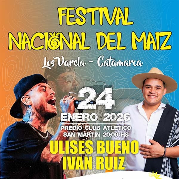 Flyer de Festival Nacional del Maíz