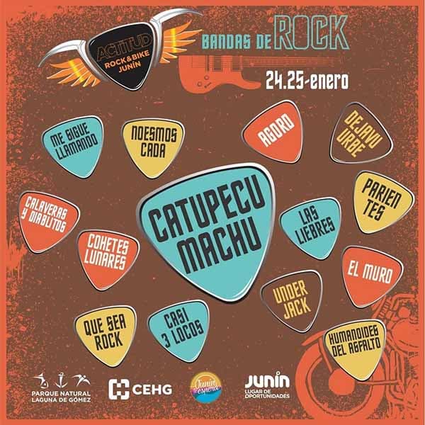 Flyer de Actitud Rock