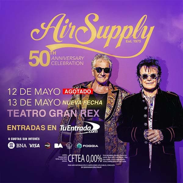 Flyer de Air Supply