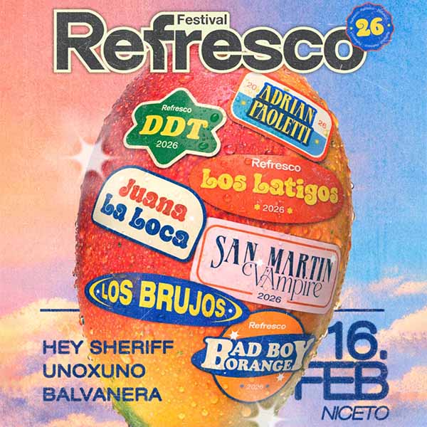 Flyer de Festival Refresco