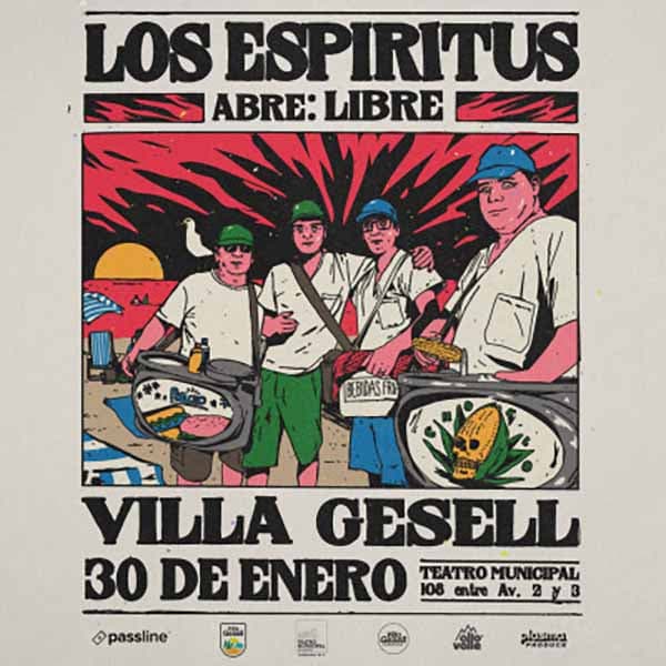 Flyer de Los Espíritus