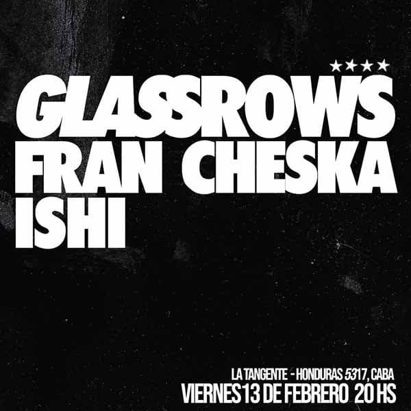 Flyer de Glassrows