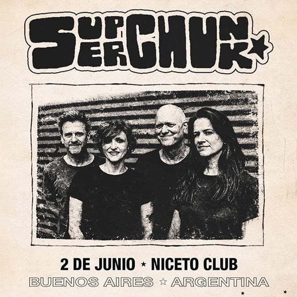 Flyer de Superchunk