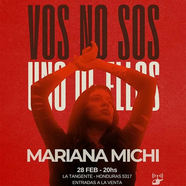 Flyer de Mariana Michi