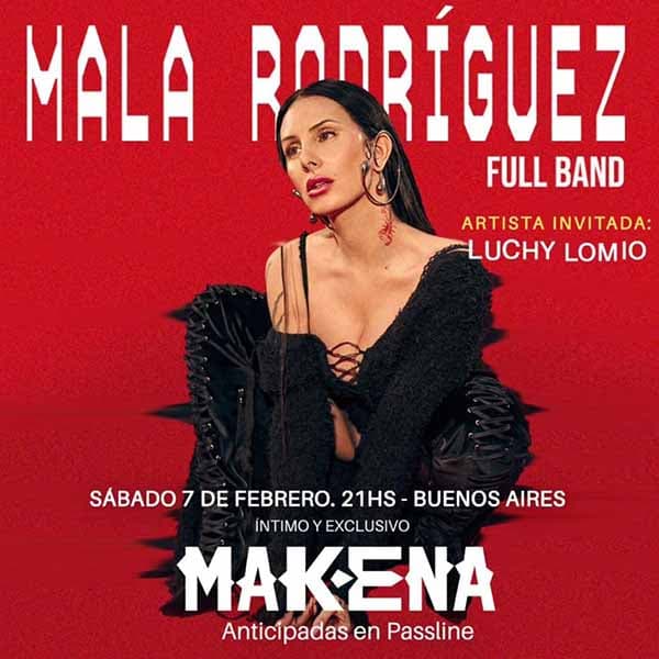 Flyer de Mala Rodríguez