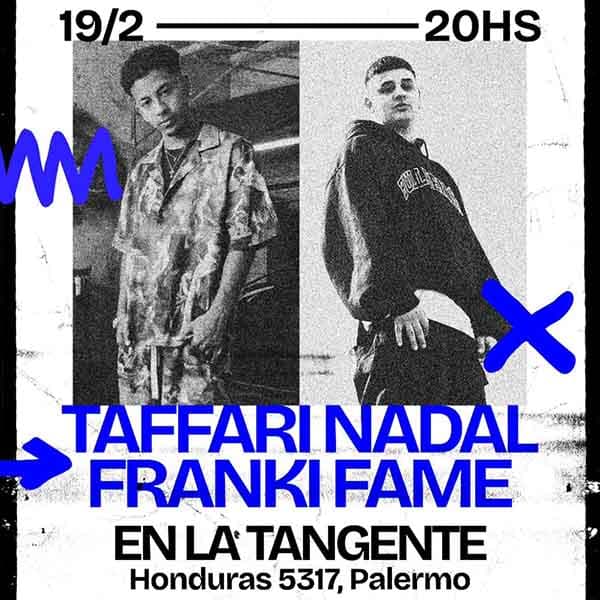 Flyer de Taffari Nadal, Franki Fam