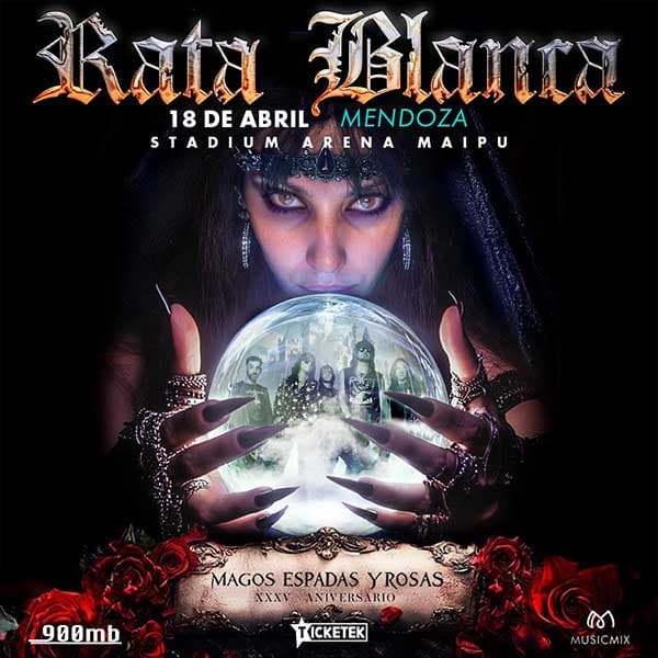 Flyer de Rata Blanca