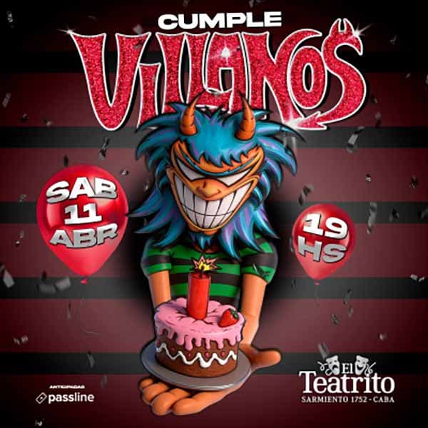 Flyer de Villanos