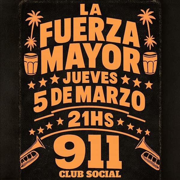 Flyer de La Fuerza Mayor