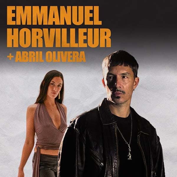 Flyer de Emmanuel Horvilleur, Abril Olivera