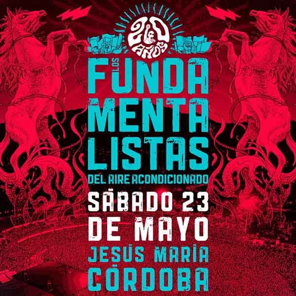 Flyer de Los Fundamentalistas del Aire Acondicionado