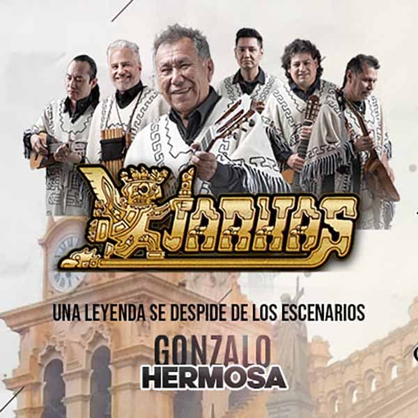 Flyer de Los Kjarkas