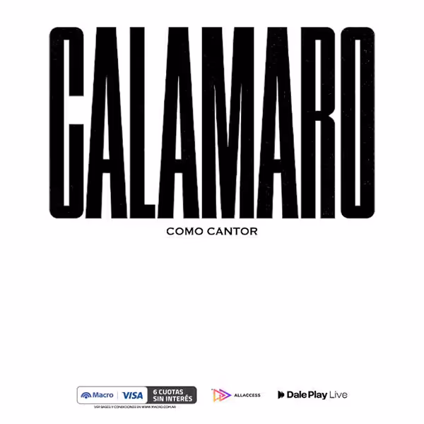 Flyer de Andrés Calamaro