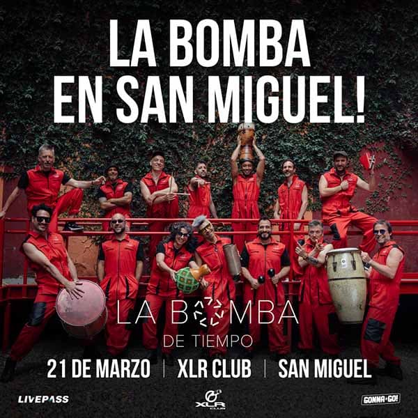 Flyer de La Bomba de Tiempo
