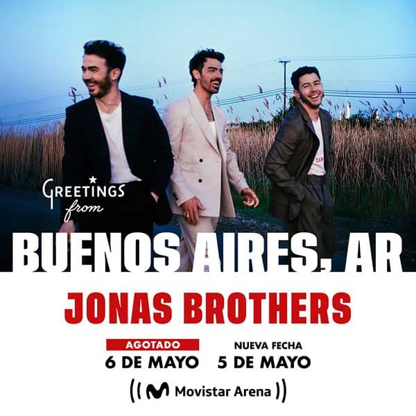 Flyer de Jonas Brothers