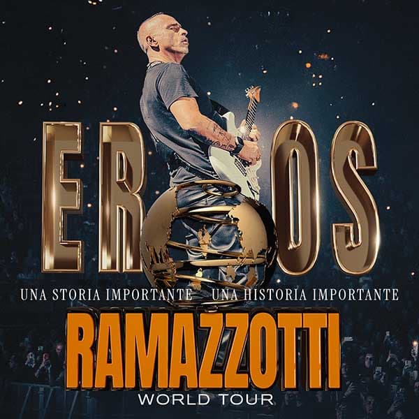 Flyer de Eros Ramazzotti