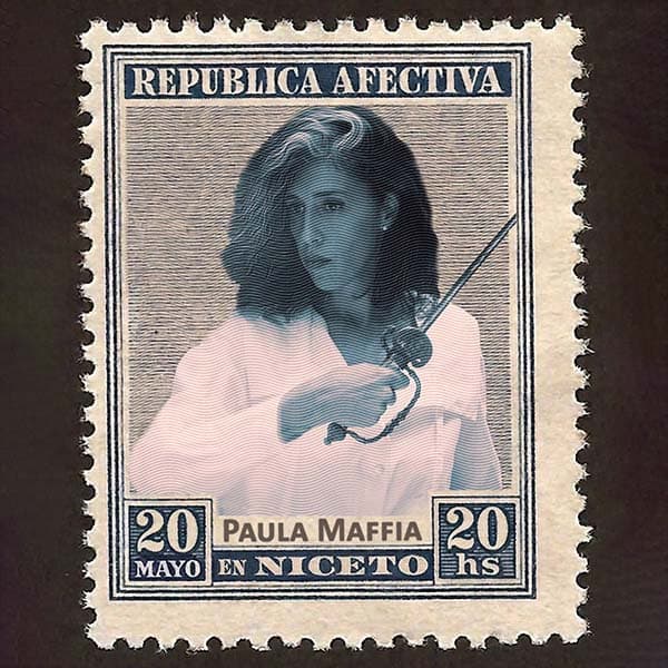 Flyer de Paula Maffía