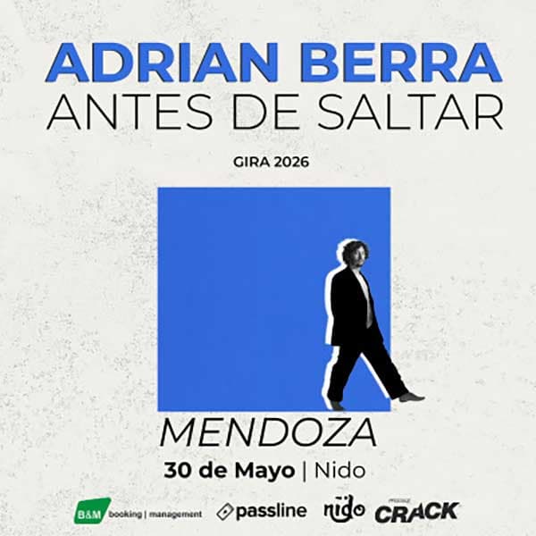 Flyer de Adrián Berra