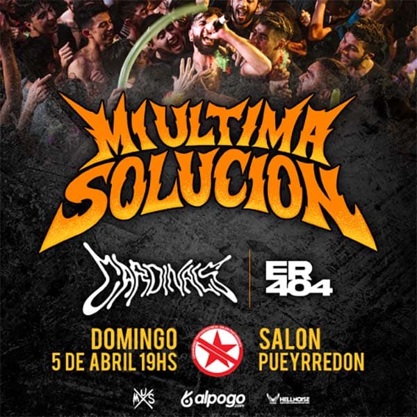 Flyer de Mi Última Solución