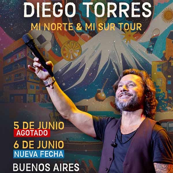 Flyer de Diego Torres