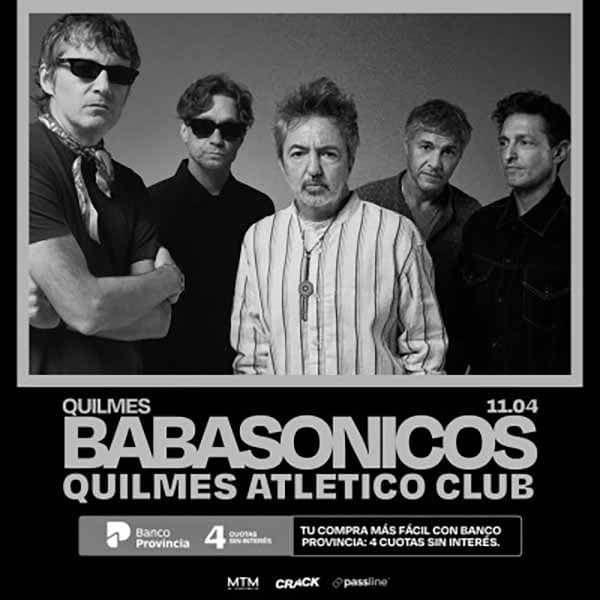 Flyer de Babasónicos