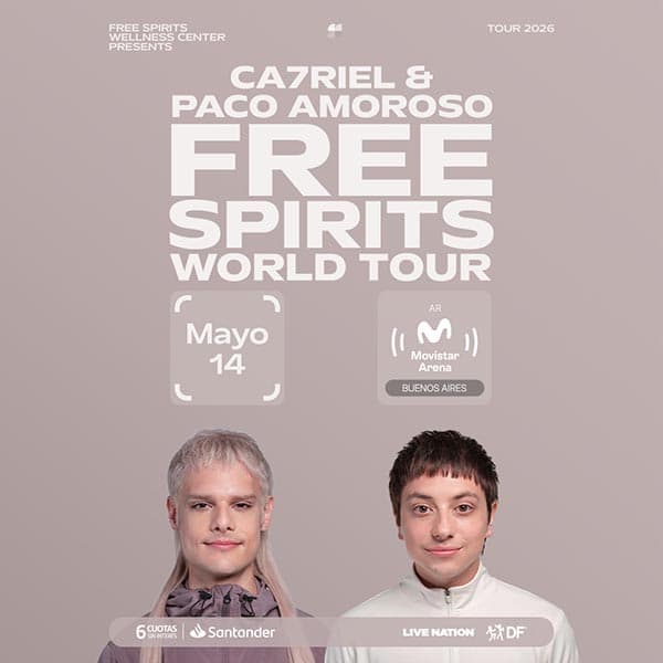 Flyer de CA7RIEL & Paco Amoroso