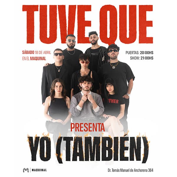 Flyer de Tuve que