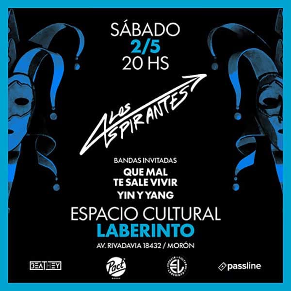Flyer de Los Aspirantes