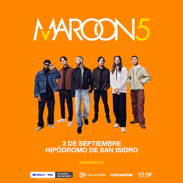 Flyer de Maroon 5