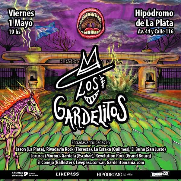 Flyer de Los Gardelitos
