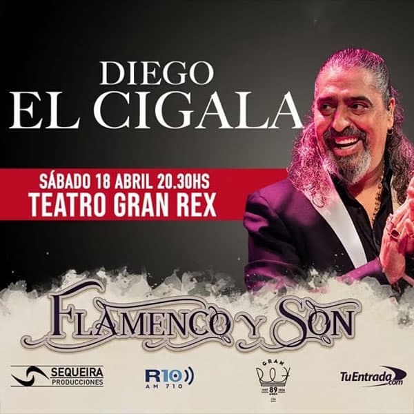 Flyer de Diego El Cigala