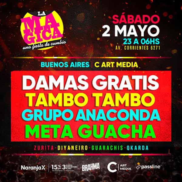 Flyer de La Mágica