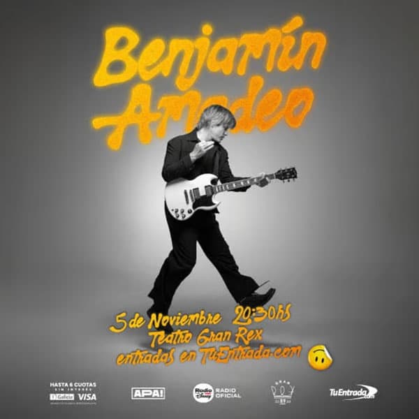Flyer de Benjamin Amadeo