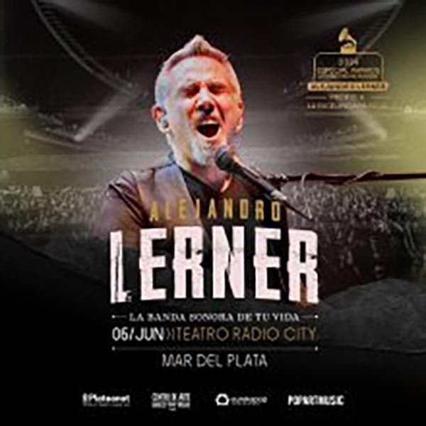 Flyer de Alejandro Lerner