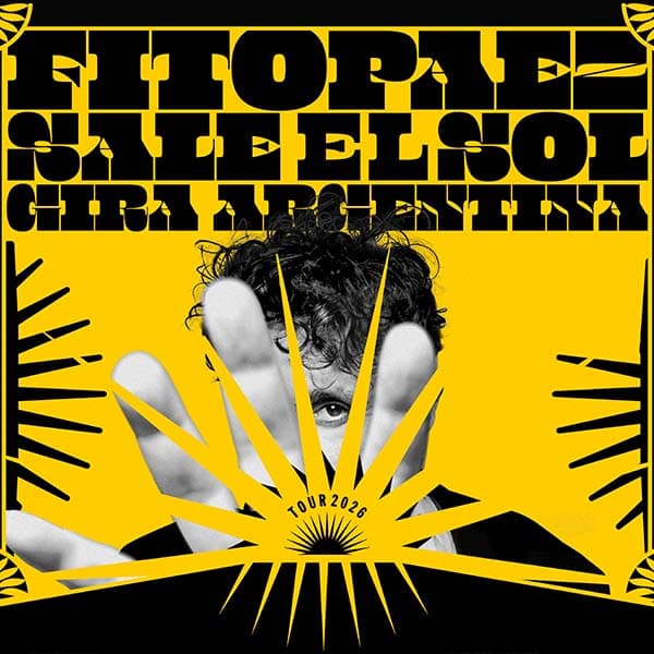 Flyer de Fito Paez