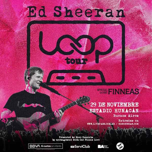 Flyer de Ed Sheeran